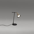 Load image into Gallery viewer, Gordon Table Lamp - Matte Black/Polished Gold Finish
