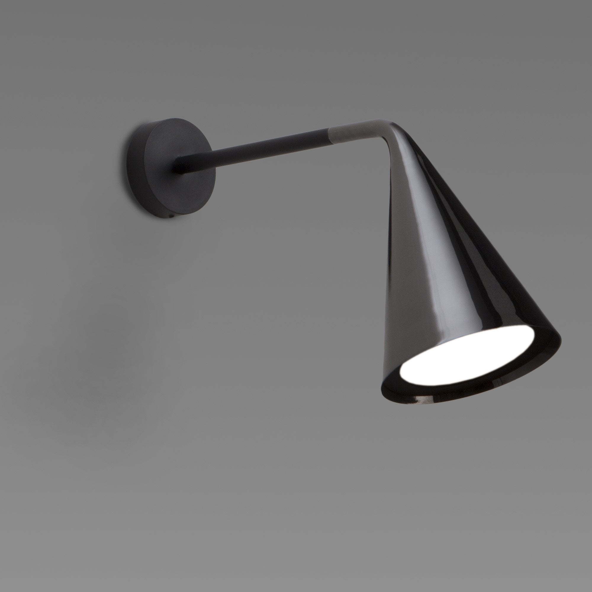 Gordon Wall Sconce - Matte Black/Black Chrome Finish