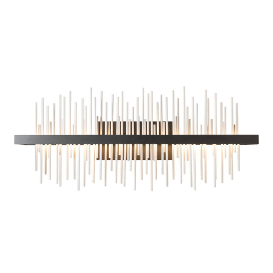 Gossamer LED Wall Sconce - Black/Vintage Platinum Finish