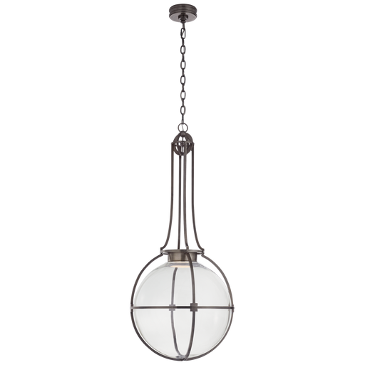 Gracie Large Captured Globe Pendant - Bronze