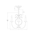 Load image into Gallery viewer, Gramercy Mini Chandelier - Diagram
