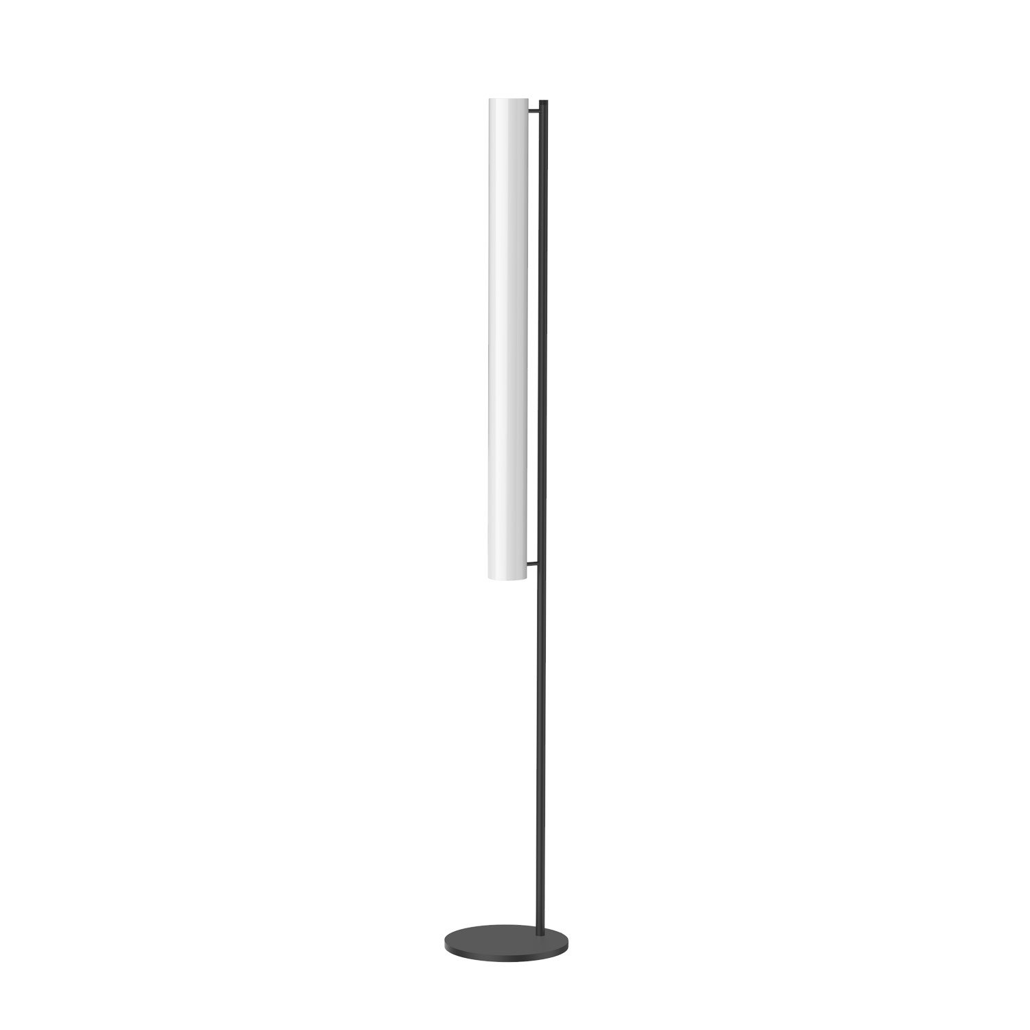 Gramercy Single Floor Lamp - Black Finish