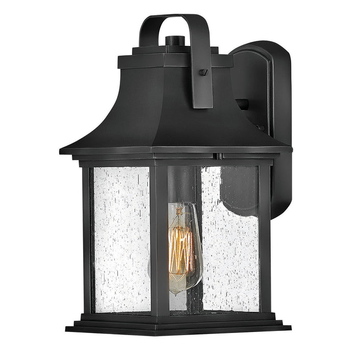 Grant Small Outdoor Wall Sconce - Textured Black Finish