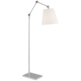 Load image into Gallery viewer, Graves Articulating Floor Lamp - Polished Nickel Finish
