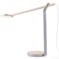 Load image into Gallery viewer, Gravy LED Desk Lamp - Maple/Silver/White Cord
