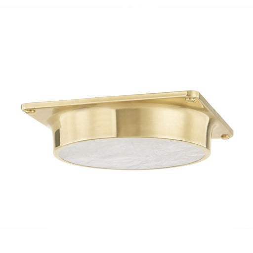 Greenwich LED Flushmount - Aged Brass