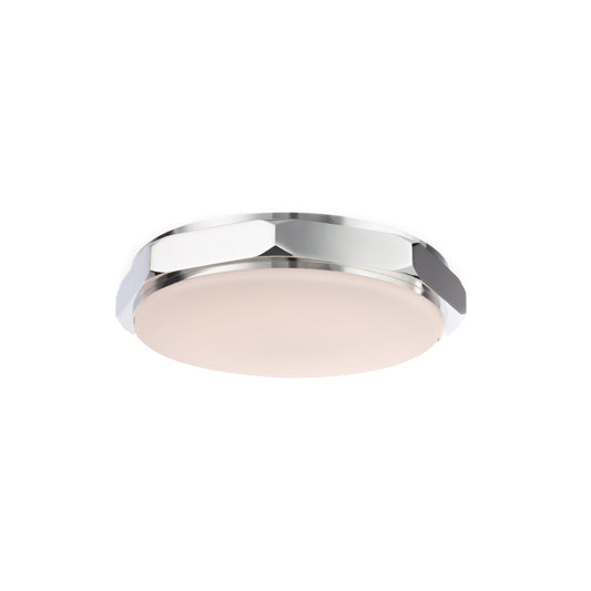 Grommet 13" LED Flush Mount - Polished Nickel Finish