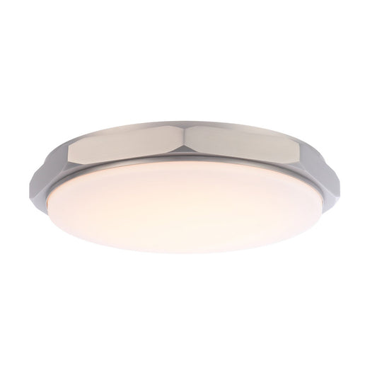 Grommet 16" LED Flush Mount - Brushed Nickel Finish