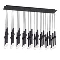 Load image into Gallery viewer, Guyed 27-Light Chandelier - Nightshade Black Finish
