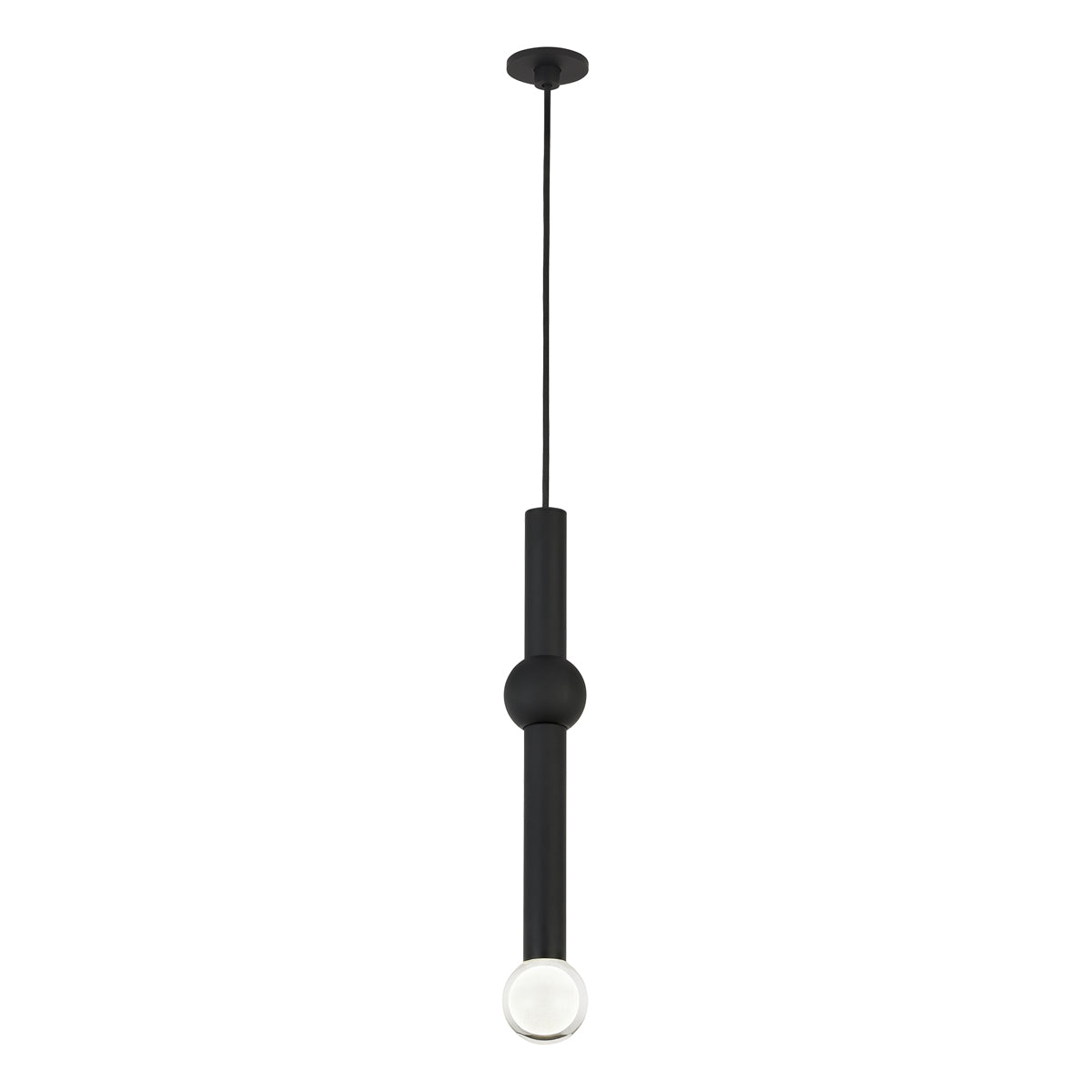 Guyed Pendant - Nightshade Black Finish Port Alone Canopy