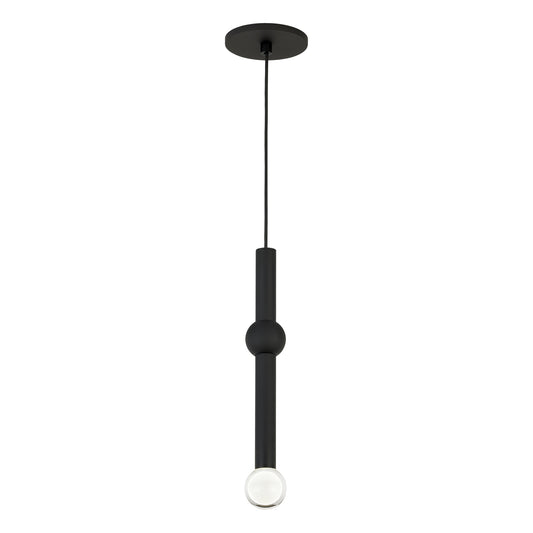 Guyed Pendant - Nightshade Black Finish Standard Canopy