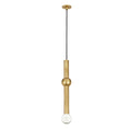 Load image into Gallery viewer, Guyed Pendant - Natural Brass Finish Port Alone Canopy
