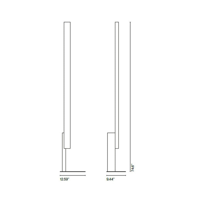 High Line Floor Lamp - Diagram
