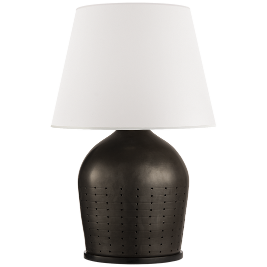 Halifax Large Table Lamp - Black Ceramic