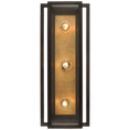 Load image into Gallery viewer, Halle 18" Vanity Light - Bronze/Hand-Rubbed Antique Brass Finish
