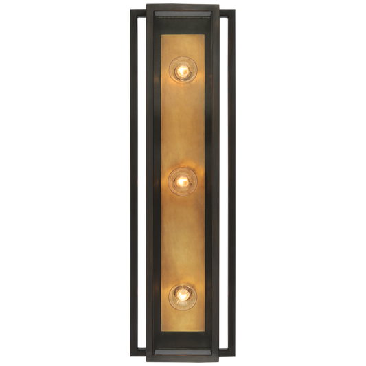 Halle 24" Vanity Light - Bronze/Hand-Rubbed Antique Brass Finish