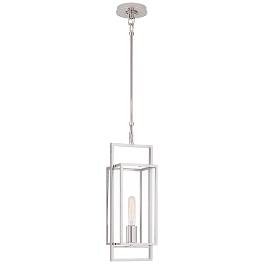 Halle Petite Lantern - Polished Nickel Finish