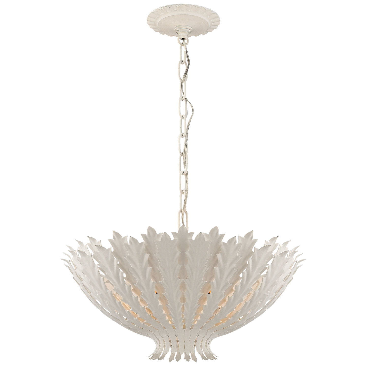 Hampton Medium Chandelier - Plaster White