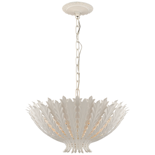 Hampton Medium Chandelier - Plaster White