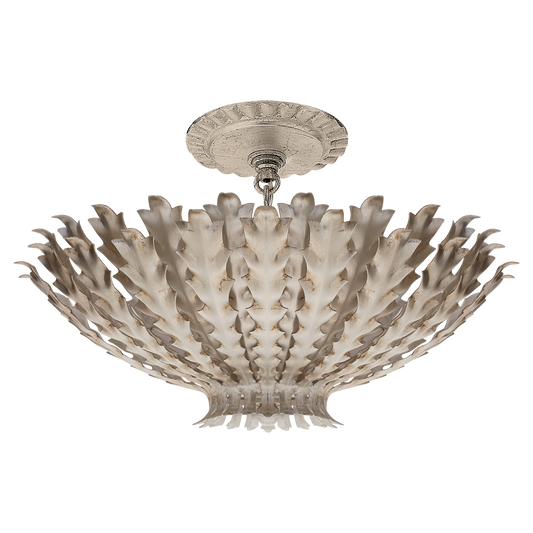 Hampton Small Chandelier - Burnished-Silver Leaf