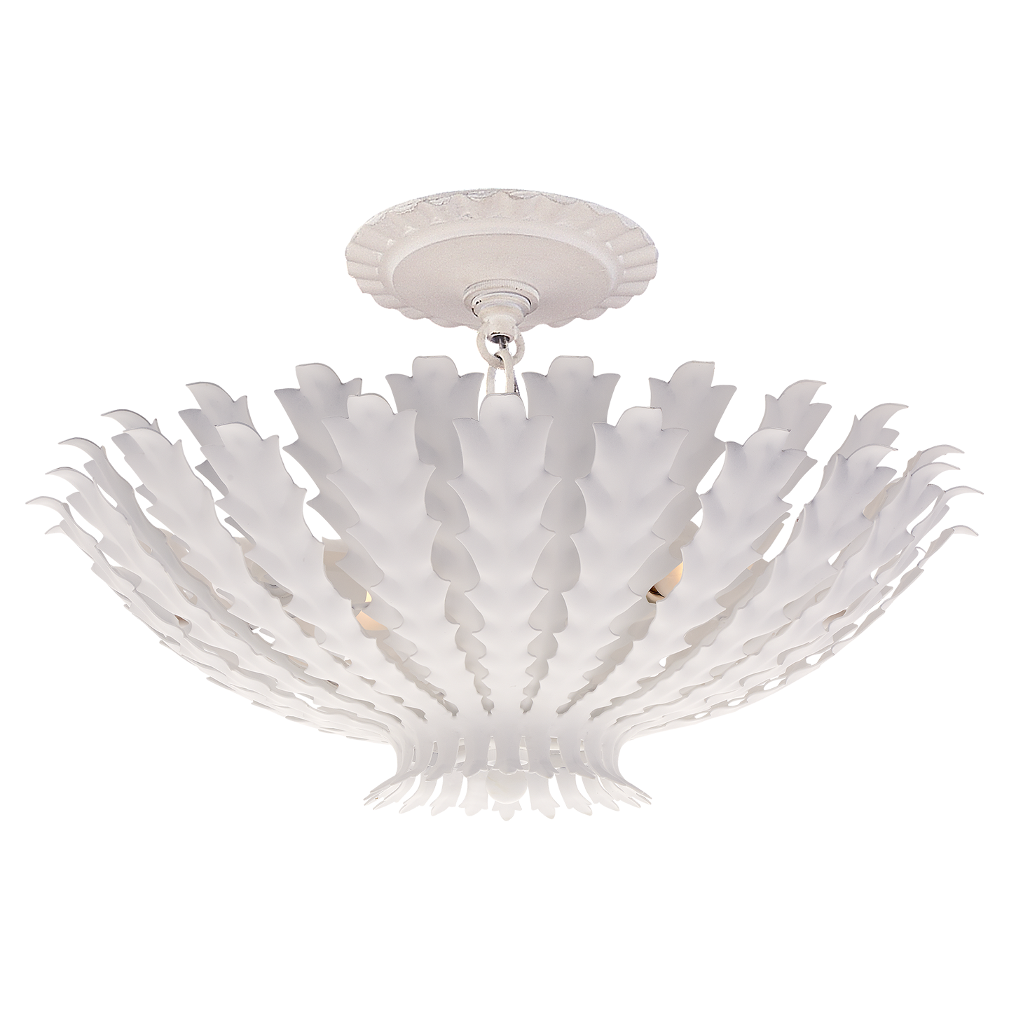 Hampton Small Chandelier - Plaster White