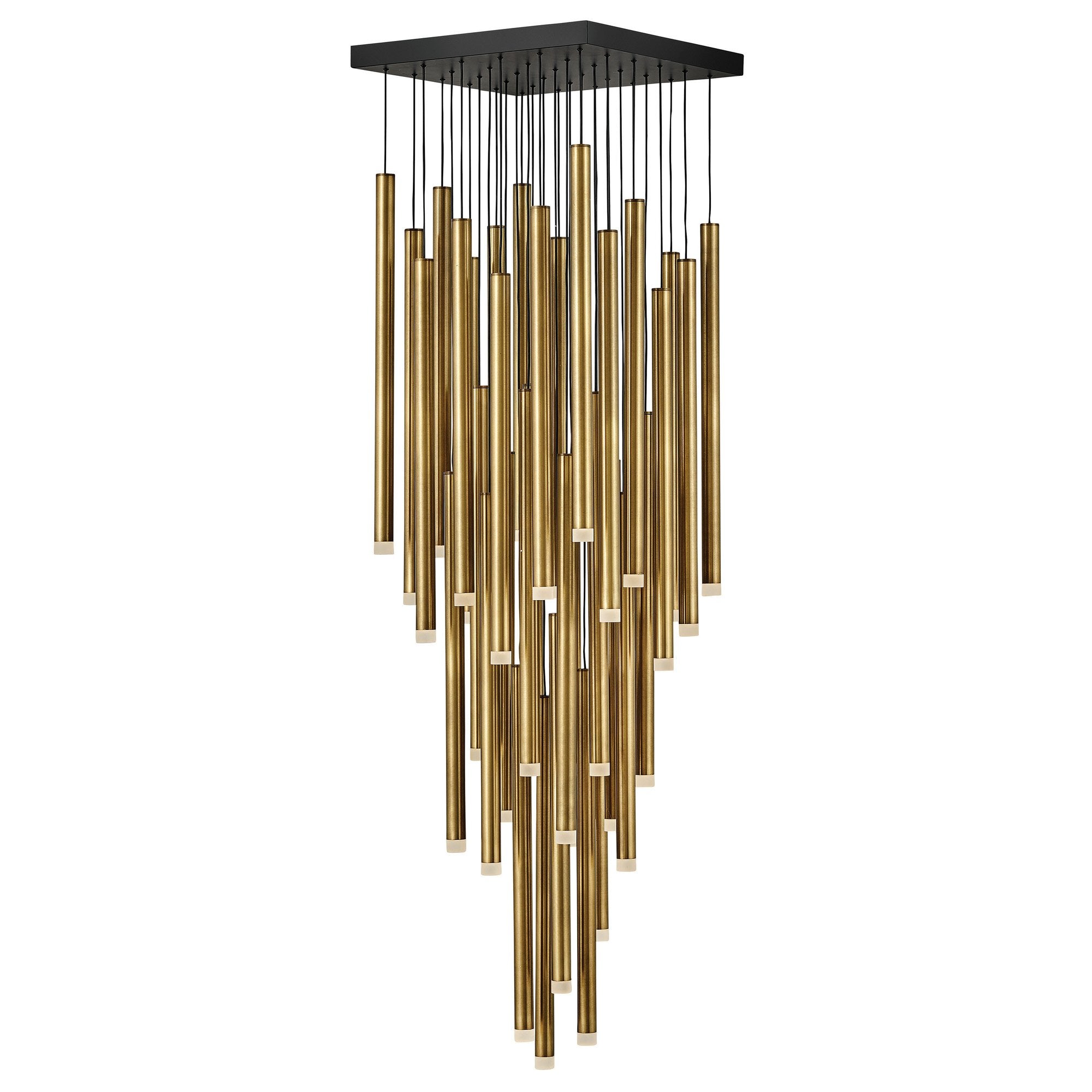 Harmony LED Large Multi Light Pendant - Heritage Brass Finish