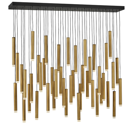 Harmony LED Linear Suspension - Heritage Brass Finish