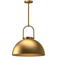 Load image into Gallery viewer, Harper Pendant - Aged Gold Finish
