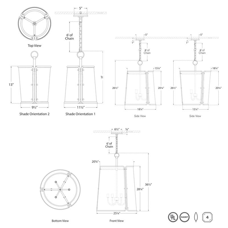 Hastings Pendant - Diagram