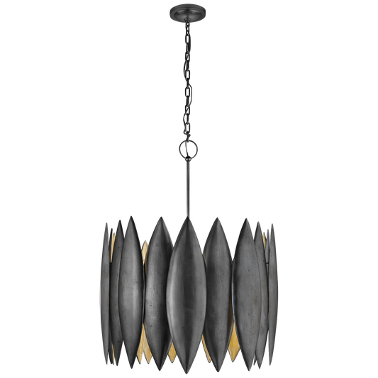 Hatton Large Pendant Aged Iron