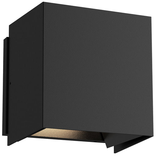 Hawthorne Wide Outdoor LED Wall Sconce - Black Finish