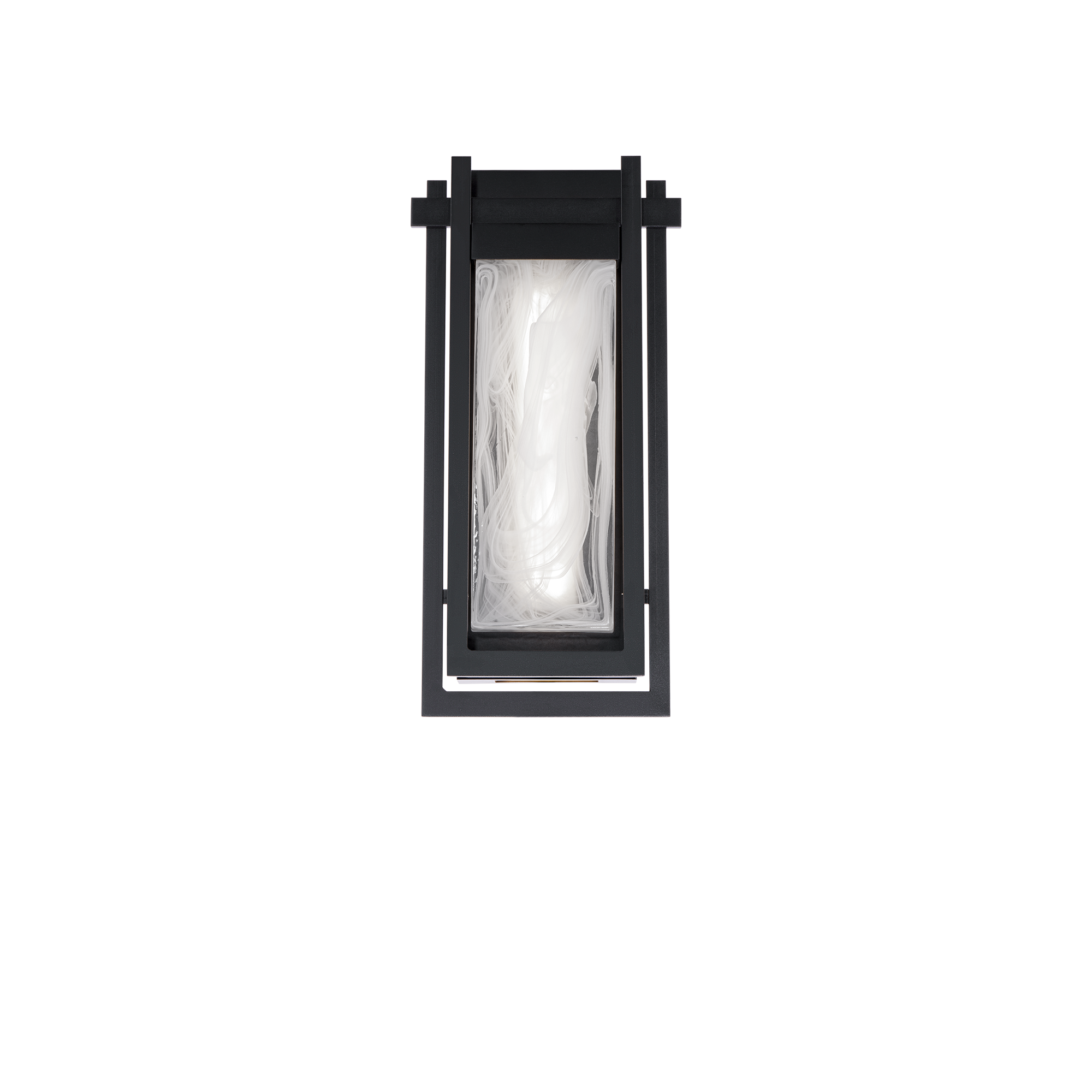 Haze LED Outdoor Wall Sconce - Black Finish