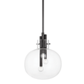 Load image into Gallery viewer, Hempstead Small Pendant - Black Brass Finish
