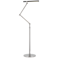 Load image into Gallery viewer, Heron Medium Adjustable Floor Lamp Polished Nickel 
