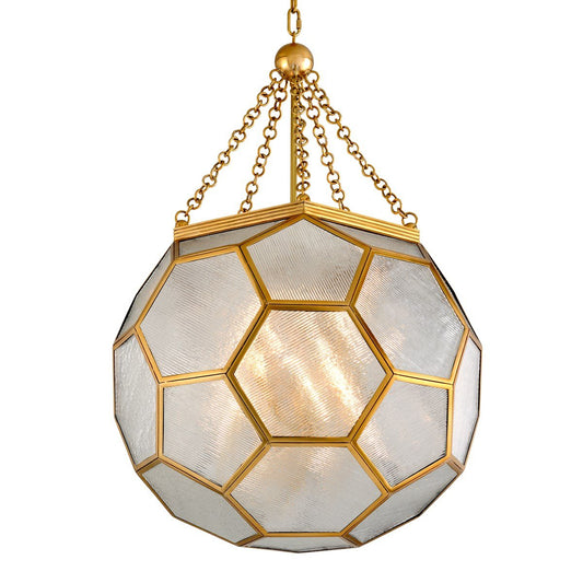 Hexsation Medium Pendant - Vintage Brass