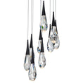 Load image into Gallery viewer, Hibiscus LED 9-Light Pendant - Black Finish
