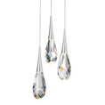 Load image into Gallery viewer, Hibiscus LED 3-Light Pendant - Polished Nickel Finish
