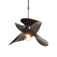 Load image into Gallery viewer, Hibiscus Small Pendant - Dark Smoke Finish
