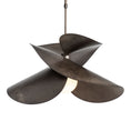 Load image into Gallery viewer, Hibiscus Large Pendant - Dark Smoke Finish
