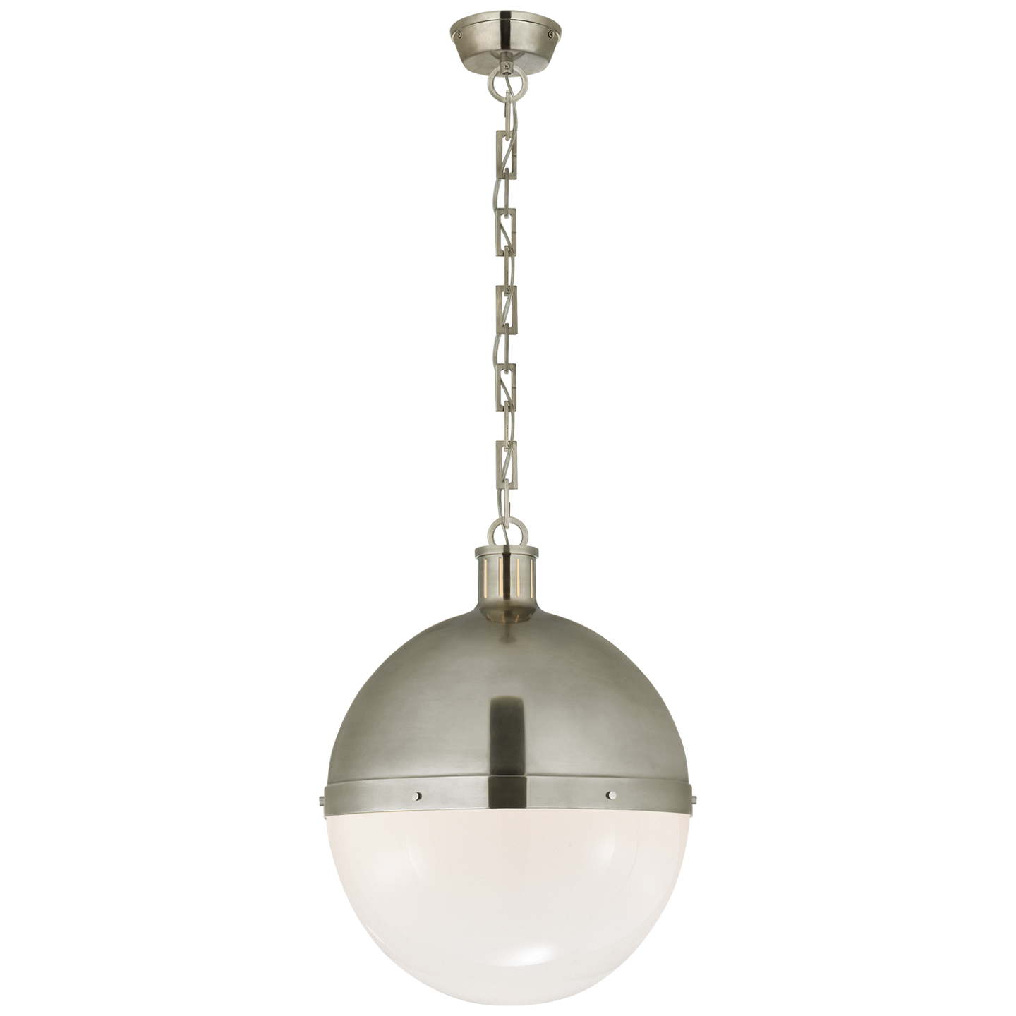 Hicks Extra Large Pendant - Antique Nickel Finish