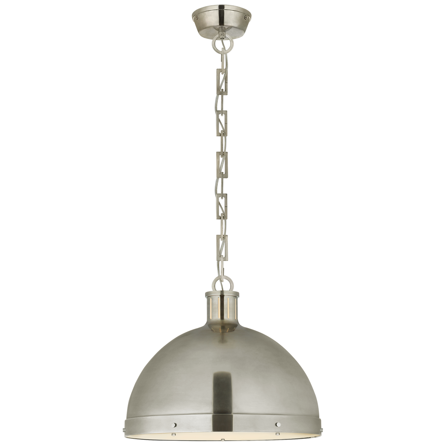 Hicks Extra Large Pendant - Antique Nickel Finish