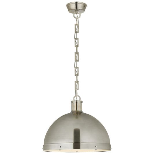 Hicks Extra Large Pendant - Antique Nickel Finish