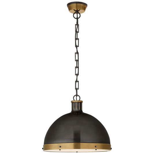 Hicks Extra Large Pendant - Bronze/Antique Brass Finish