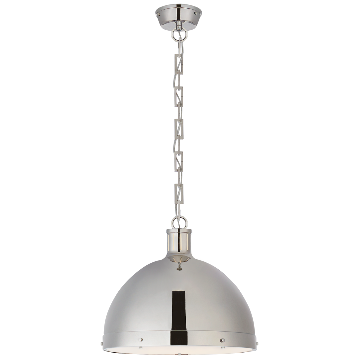 Hicks Extra Large Pendant - Polished Nickel Finish