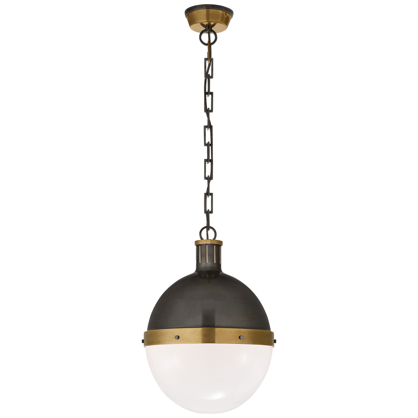 Hicks Large Pendant - Bronze/Antique Brass Finish