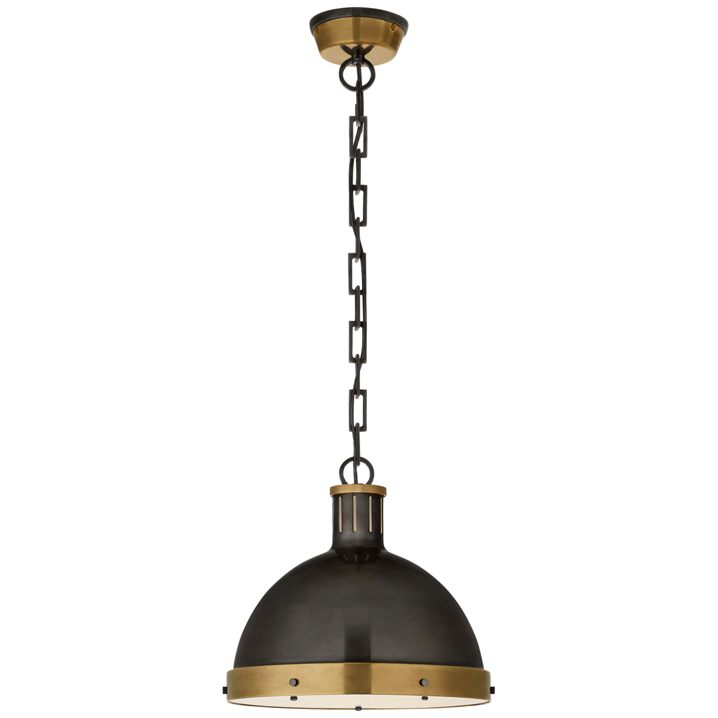 Hicks Large Pendant - Bronze/Antique Brass Finish