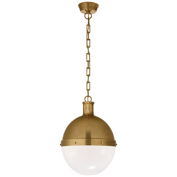 Hicks Large Pendant - Hand-Rubbed Antique Brass Finish