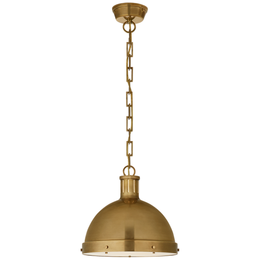 Hicks Large Pendant - Hand-Rubbed Antique Brass Finish