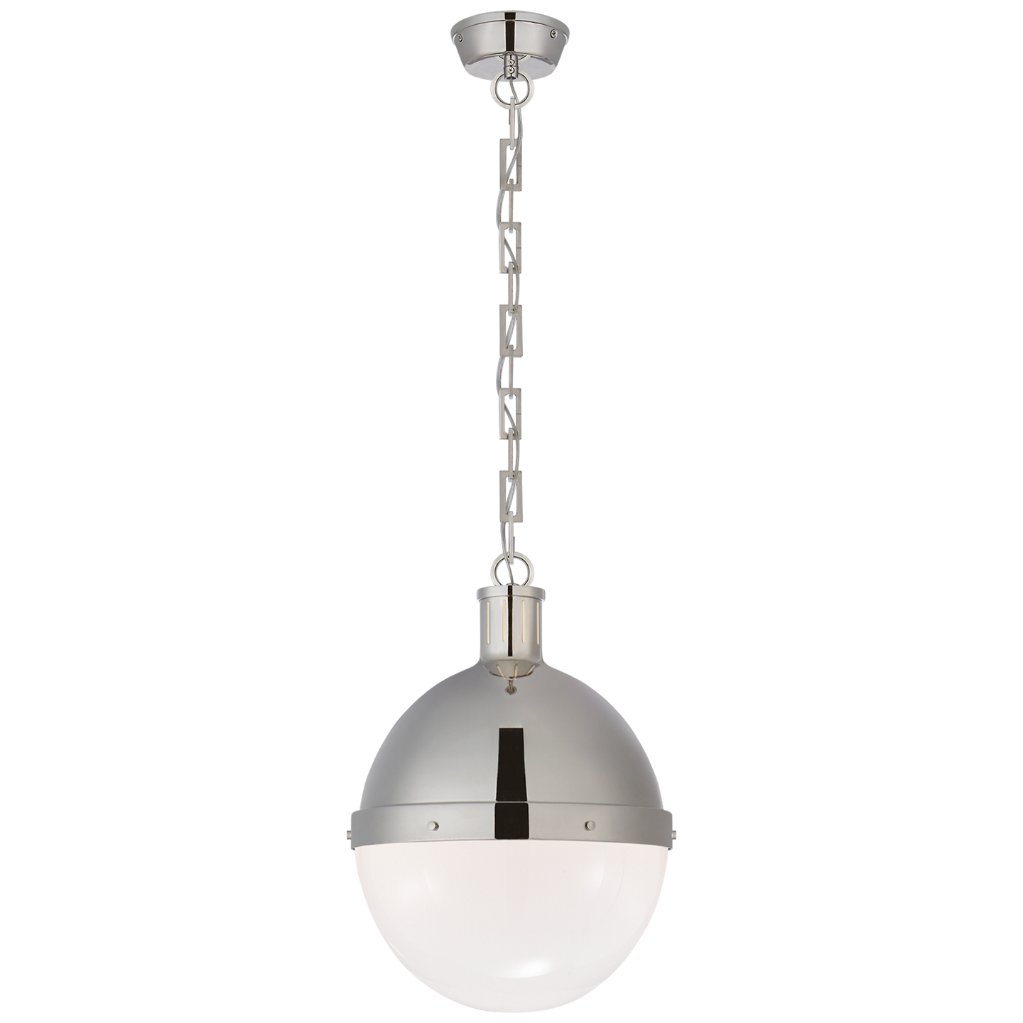 Hicks Large Pendant - Polished Nickel Finish