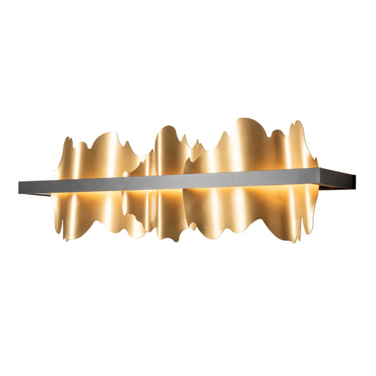 Hildene LED Wall Sconce - Black/Gold Finish